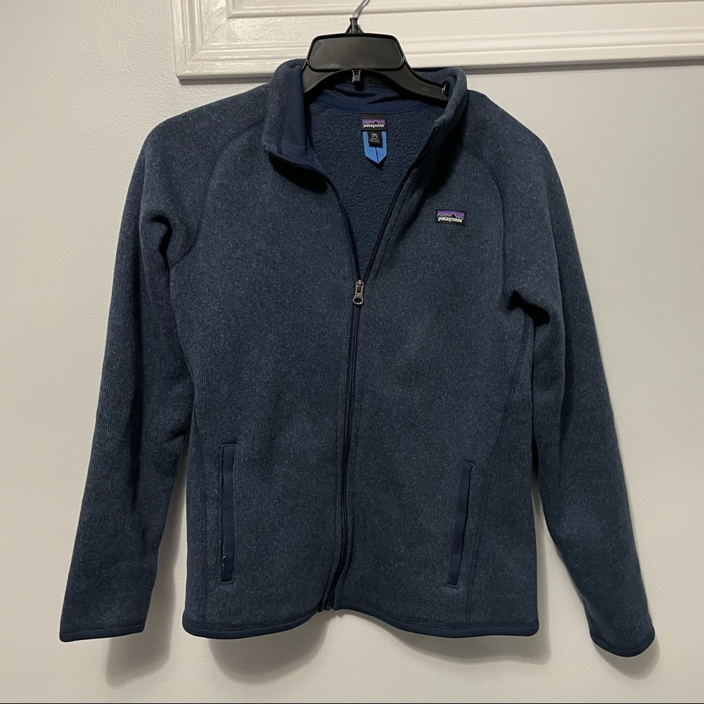 NWOT Patagonia full zip NAVY